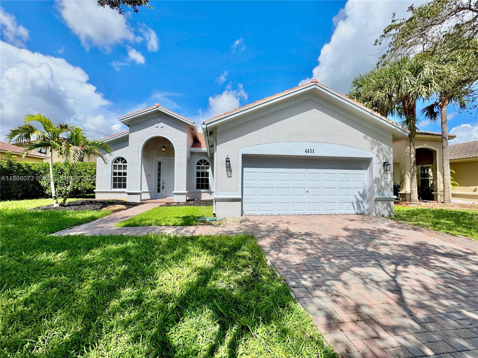 Beautiful 1-story 4 Bed/2 Bath home in the exclusive Isles at Weston gated community with 24/7 security. Features a bright, open layout with new lighting throughout, spacious kitchen with breakfast nook, family room, formal dining & living rooms. Upgraded with stainless steel appliances, walk-in closets, 2-car garage, shutters, and a patio with outdoor lighting. Enjoy resort-style amenities: pool, gym, basketball courts, playgrounds, biking & jogging trails. Zoned for top-rated schools and located in one of Weston’s most desirable communities—this rental is a rare opportunity!