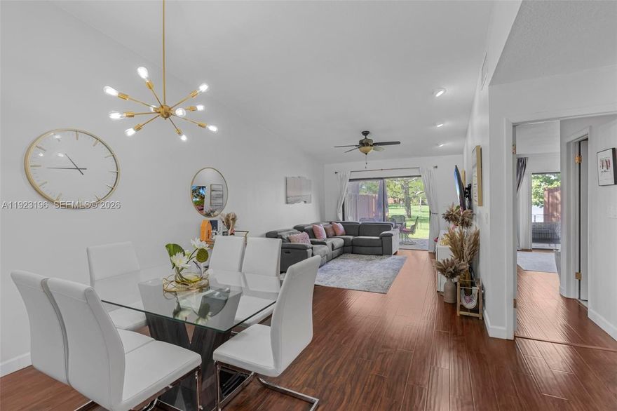 Offering $5,000 towards closing, FHA ok! Live like a single-family home in this tastefully remodeled villa Beautiful 3-bedroom, 2-bath lakefront villa featuring a brand-new roof (October 2025)! This light-filled home offers an open layout with a bright white kitchen, stainless steel appliances, and an atrium at the center that fills the space with natural daylight. large walk-in closet in the primary. 2023 air ducts replaced, 2022 tile & bathrooms renovated. No popcorn ceilings. Washer replaced 2025 Enjoy tranquil lake views from your private patio and the convenience of being walking distance to Plantation Walk and just a short drive to Sawgrass Mills Mall and Fort Lauderdale-Hollywood International Airport (FLL). A perfect blend of comfort, style, and location—this villa is move-in ready and waiting for you! 2 parking spaces.