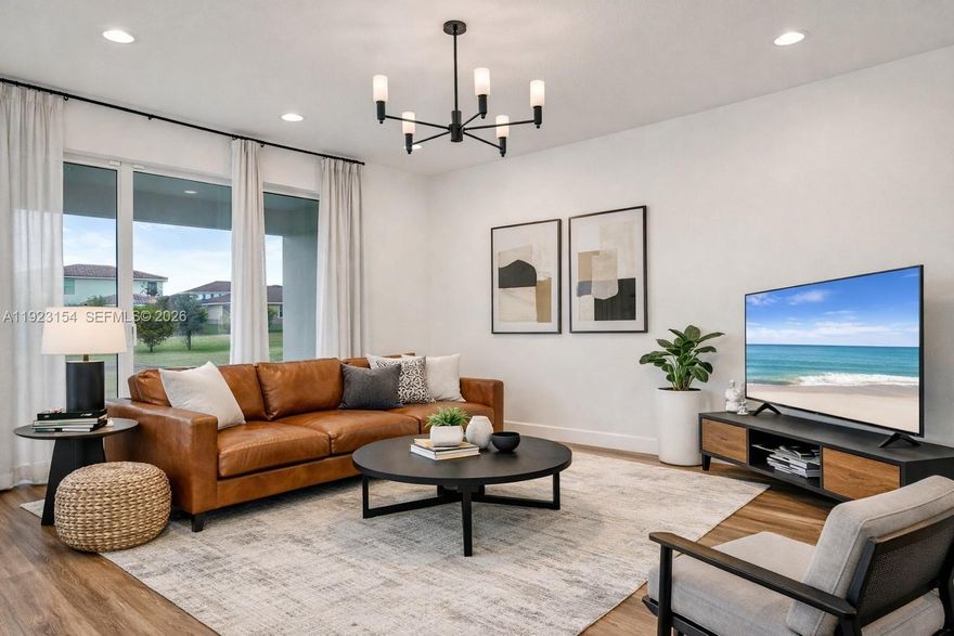 Welcome to 17183 Tawny Owl Trl in the amazing gated community of Arden! This beautifuly designed 4 bed, 3 bath ranch-style home offers 2,262 sq ft of bright, open living space. The upgraded kitchen features a stylish breakfast bar, perfect for your morning coffee or entertaining friends. Tile flooring flows throughout, and the screened patio opens to a lush backyard with garden vibes all around. Arden is packed with a stunning clubhouse, pool, tennis & pickleball courts, fitness center, trails, and more. All this just minutes from great schools, parks, and everyday convieniences. If you're looking for comfort, charm, and lifestyle. This one has it all!