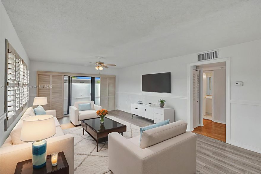This stunning 2-bedroom historic penthouse in Coconut Grove's iconic 4-story building boasts unparalleled privacy and a sense of community through it's innovative two-wing design.  New AC, walking distance to CocoWalk you will be surrounded by vibrant restaurants, shops, and lush landscaping. Large terraces ensuite to each bedroom, combining outdoor living and modern luxury. Terraces are perfect for entertaining with a spacious floorplan and unrivaled views of Miami's skyline. The common areas and garden have been beautifully updated to nature-inspired green spaces, offering serenity, security and natural light throughout. Open on Sunday's, perfect for a young family set on the coveted Coconut Grove, we also offer six-month wash and fold laundry services for the penthouse.