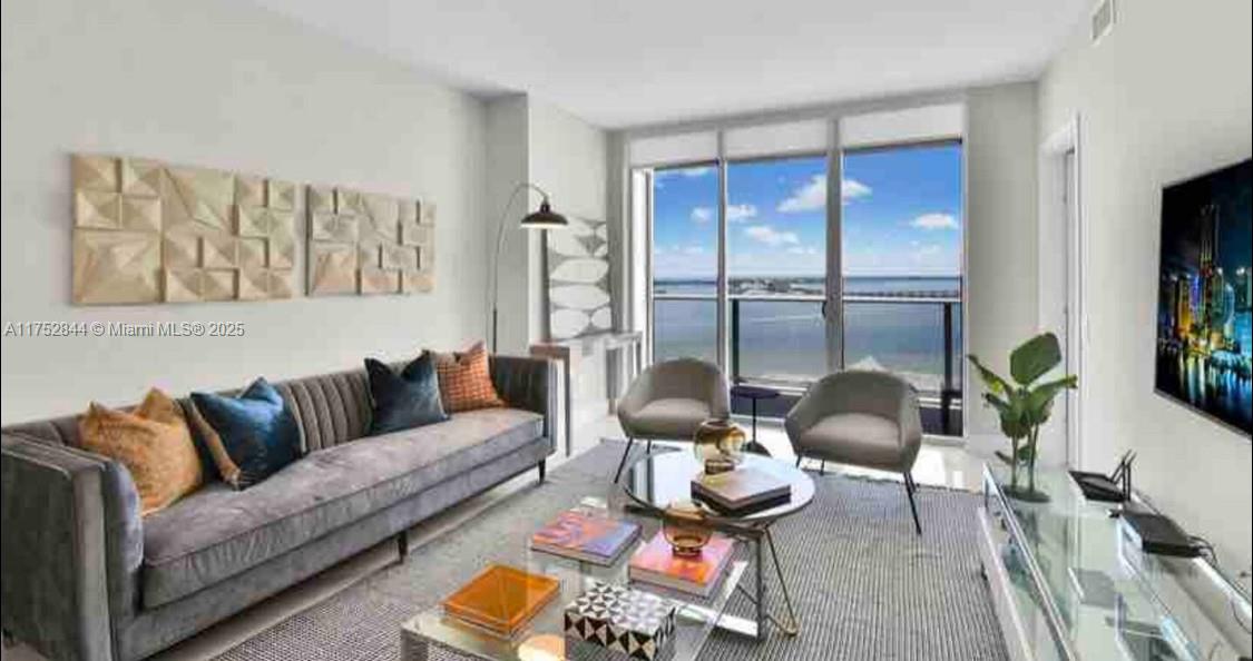 Rental Property at 1300 Brickell Bay Dr 2307, Miami, Broward County, Florida - Bedrooms: 1 
Bathrooms: 2  - $4,800 MO.