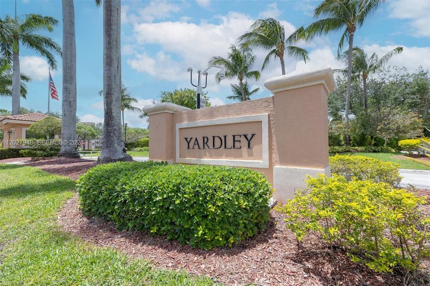 GET READY TO CALL THIS 1ST FLOOR UNIT...HOME! VERY DESIRABLE YARDLEY OFFERS NOT ONE BUT TWO PATIOS! FRONT COURTYARD ENTRY TO BEAUTIFULLY DESIGNED 2/2 THAT OFFERS OVER 1,200 SQUARE FEET OF LIVING SPACE. LUXURY VINYL PLANK THROUGHOUT WITH EXCEPTION TO BATHROOMS. TOP OF THE LINE STAINLESS STEEL APPLIANCES LESS THAN FIVE YEARS OLD. AC 2024. SPACIOUS KITCHEN HAS LOADS OF CABINETS AND PLENTY OF SPACE FOR CASUAL DINING. OVERSIZED LIVING AND DINING SPACE WITH TONS OF NATURAL LIGHT. SIT AND RELAX ON THE BACK, SCREENED PATIO. DESIGNER TOUCHES THROUGHOUT. FULL SIZE WASHER AND DRYER. NO POPCORN CEILINGS. HURRICANE IMPACT WINDOWS AND DOORS FOR PEACE OF MIND! REMOTE CONTROLLED SHADE IN LIVING ROOM. COMMUNITY HAS STRONG RESERVES. WORLD CLASS AMENITIES TO OFFER...THEATRE, CLUBHOUSE, PICKLEBALL, POOL, HOT TUB, BILLIARDS ROOM JUST TO NAME A FEW!
$500/MONTH TO MGMT. COMPANY AND $199/MONTH TO KINGS POINT. THIS BEAUTY WILL NOT LAST!