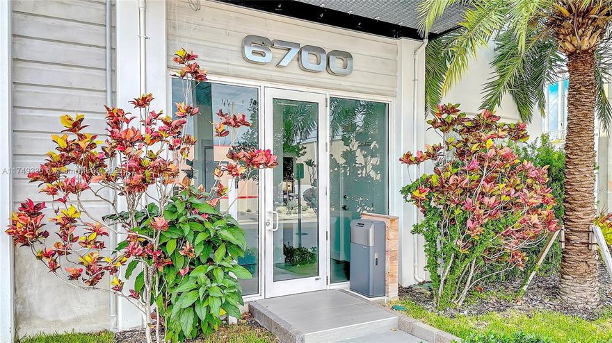 This brand-new 6,220 sq ft warehouse offers a perfect blend of functionality and style. The upstairs office area features two private offices, a large open space, kitchenette, and bathroom, all surrounded by impact windows. The warehouse boasts 30 ft ceilings, full AC, and three large street-level overhead doors for easy access. A mezzanine adds extra space, with a bathroom and shower on the ground floor. Equipped with a handicapped elevator, this space is perfect for a showroom, car storage, or e-commerce business, importer or exporter, wine business. This warehouse sits in a 4 unit condominium campus.