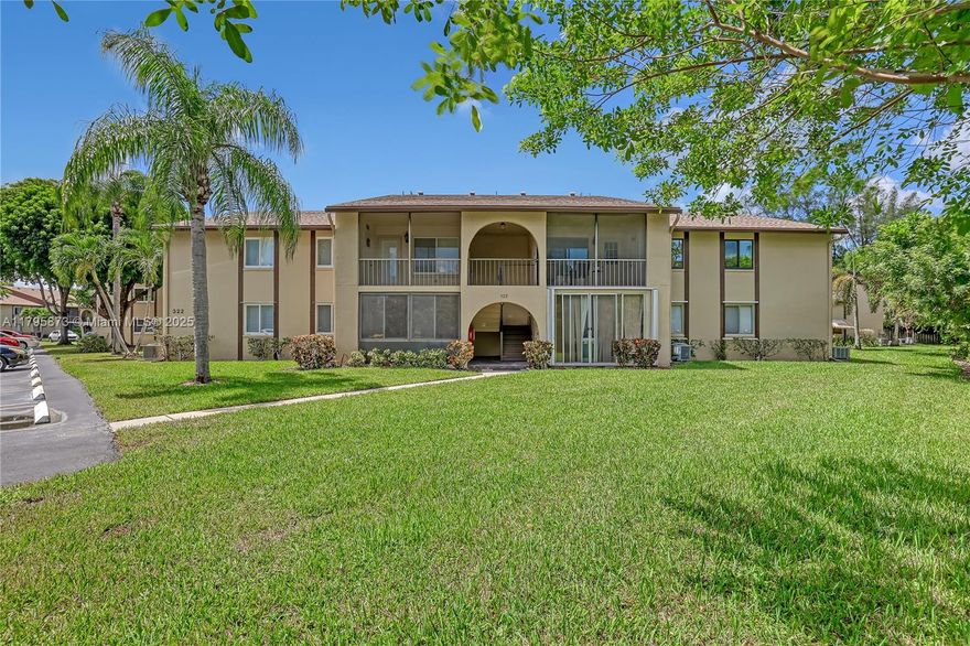 Updated bright & airy corner 2 bdrm 1 1/2 bth condo nestled in a 55 + community. Parking at front door. Screened in Lanai w/ storage closet. Tile throughout. Hurricane windows. Tankless water heater. Granite counter tops, full height wood kitchen cabinets, extra pantry, s/s appliances. Laundry room off kitchen.  Walk in closets. Enjoy lake view from primary bedroom. HOA includes Wi-Fi, Cable TV, Common Grounds, on-site Management, Clubhouse with Kitchen.  Enjoy all amenities, pickleball, tennis, bocce, shuffleboard, oversized heated pool. New Roof assessment paid in 2024. Your new home awaits you.