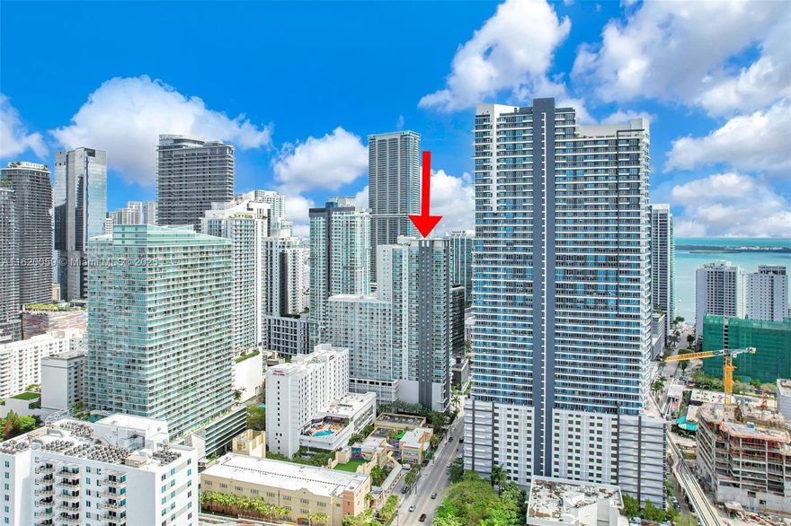 Spacious and bright 1-bedroom, 1.5-bathroom unit located in Vue at Brickell Condominium, offering convenience and luxury just minutes from the heart of the action. Enjoy top-tier amenities that add both comfort and style to your daily life. High ceilings, open kitchen, walk-in closet, tiled throughout, and with terrace overlooking the pool deck with city views.  Motivated seller, make an offer. Rented until July 2026
