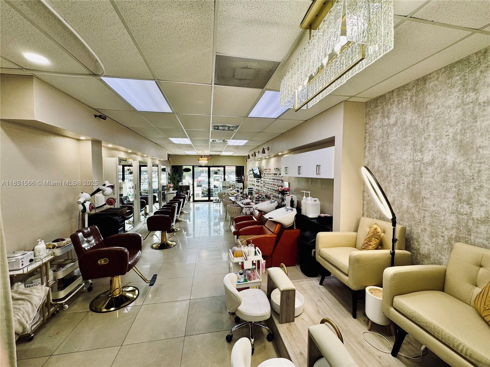 Well-established and fully equipped hair salon for sale in the heart of the 33184 area. Situated in a high-traffic shopping center with ample parking, this business features multiple styling stations, a loyal clientele, and experienced staff in place. Ideal for a stylist looking to own their salon or an investor seeking a potentially profitable, easy-to-operate beauty business. Great lease terms and strong community presence make this a smart, move-in-ready opportunity.
