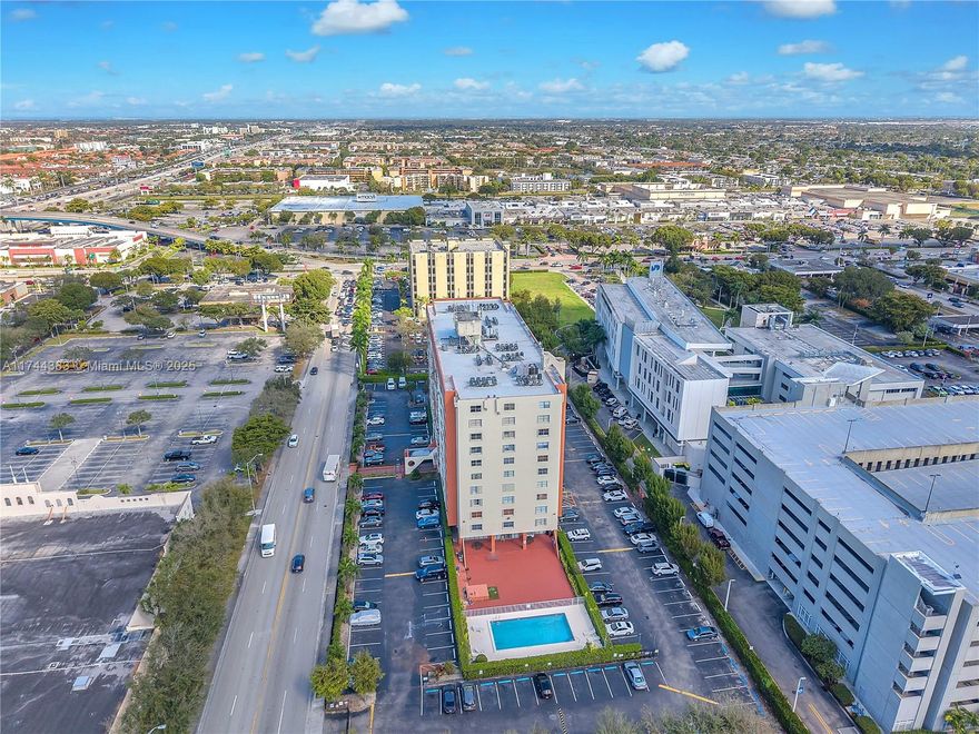 Seller Motivated, don't wait!  This stunning 2-bedroom, 2-bathroom penthouse boasts a prime location in the heart of Hialeah, with exceptional connectivity right next to the Palmetto Expressway. It's located just across from the Westland Mall, and within walking distance to Miami Dade College, fresh markets, renowned stores like Marshalls and Ross, as well as various restaurants and convenient spots for a stroll." The building is undergoing a complete renovation, and the apartment itself has been partially remodeled, featuring almost  new bathrooms,  A/C from 2019 . Refrigerator and water heater from 2024 les than a year, both less than a year old. It's a unique opportunity for those seeking modernity and comfort in an unbeatable location.