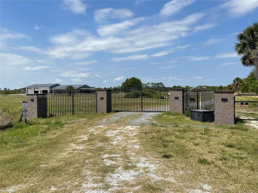 Welcome to your dream homestead or business haven in sunny West Vero Beach, Florida right off the brand new-coming soon I-95/Oslo Exchange for unbeatable access. This 20.25± acre ranch is fully fenced, privacy, and versatility. Property Highlights: 2 Massive Total 7,620 sqft Structure 16’ ceilings, Office space included, Expansive storage for micro-green/hydroponics or convert to a luxurious barn event. Agricultural Zoned A-2 Apiary/Cattle operations. All Equipment incl. Ideal for: Homesteaders & Preppers, Rancheros & Livestock Enthusiasts, Event Venue Creators, Agribusiness Entrepreneurs, Visionaries with big dreams and love for the land, Location, Location, Location: Set in the rapidly developing West Vero Beach corridor, this property is a golden investment in both land and lifestyle. SELLER FINANCING AVAILABLE