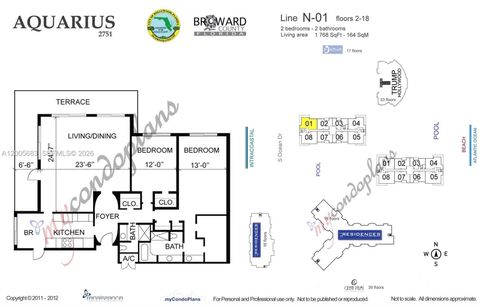 Tiny photo for 2751 S Ocean Dr #701N, Hollywood, FL 33019 (MLS # A12005683)