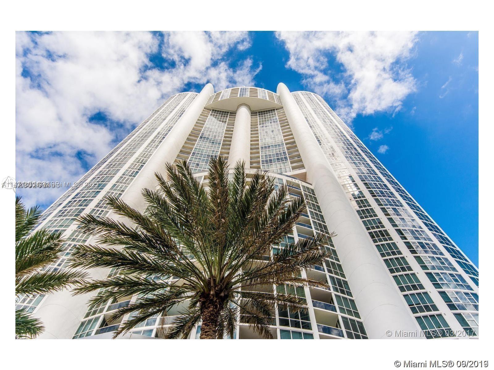 FIVE STAR LUXURY BEAUTIFUL TRUMP ROYALE. 1BR/1.5BA UNIT WITH INTRACOASTAL AND OCEAN VIEWS IS READY FOR YOU TO EXPERIENCE SUNNY ISLES BEACH! MARBLE FLOORS, STAINLESS STEEL APPLIANCES, CUSTOM CLOSETS, SPA SERVICE, 3 POOLS, JACUZZI, TENNIS COURTS, VALET PARKING 24HRS, 5-STAR HOTEL SERVICES & AMENITIES. Available now.
