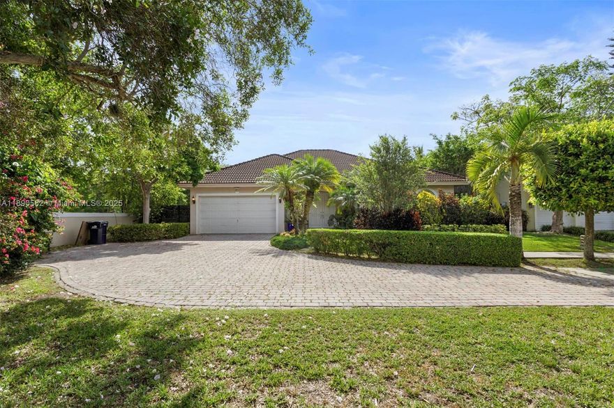 BAPTIST AREA!  9339 SW 98th Pl, beautifully maintained 4-bed,3 full-bath, 2 car garage, single-story home located in a private, exclusive enclave of just 18 homes. This unique enclave with charming paved roads,  and a peaceful atmosphere.This residence showcases premium materials throughout—including real wood kitchen cabinetry and solid 8-foot-tall wood doors. The thoughtfully designed floor plan offers spacious living areas and a seamless flow ideal for both everyday living and entertaining.The extended lot and long driveway provide ample parking space for gatherings, while the tranquil setting offers both privacy and convenience. Don’t miss the opportunity to own a high-quality home in one of Miami’s most desirable Areas!