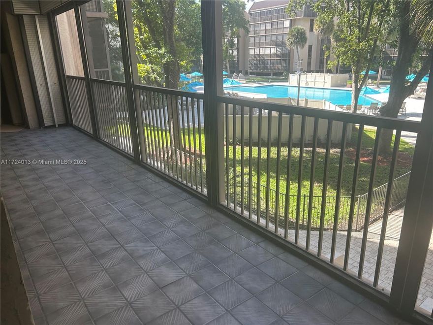 Don't s let this exceptional value slip away!Peaceful views from a large balcony!! 
Newer community pool with nice landscaping & surrounding walking areas. 
This is your opportunity to convert this apartment to a modern style one based on your taste & budget. Spacious 1,383 sq ft with 2 Be and lots of closets,2.5 Ba, a large balcony, Full size washer & dryer, convenient deed covered parking space + ample parking for guests.
Grandview is a gated community with security guards 24/7.It is located in the prestigious Emerald Hills neighborhood of Hollywood. It has recreational amenities for you to enjoy. Located close to main roads, beaches, golf courses, the famous TY park and houses of worship. 
Where else you can find cover parking, gated community, full size washer & dryer for $240,000?