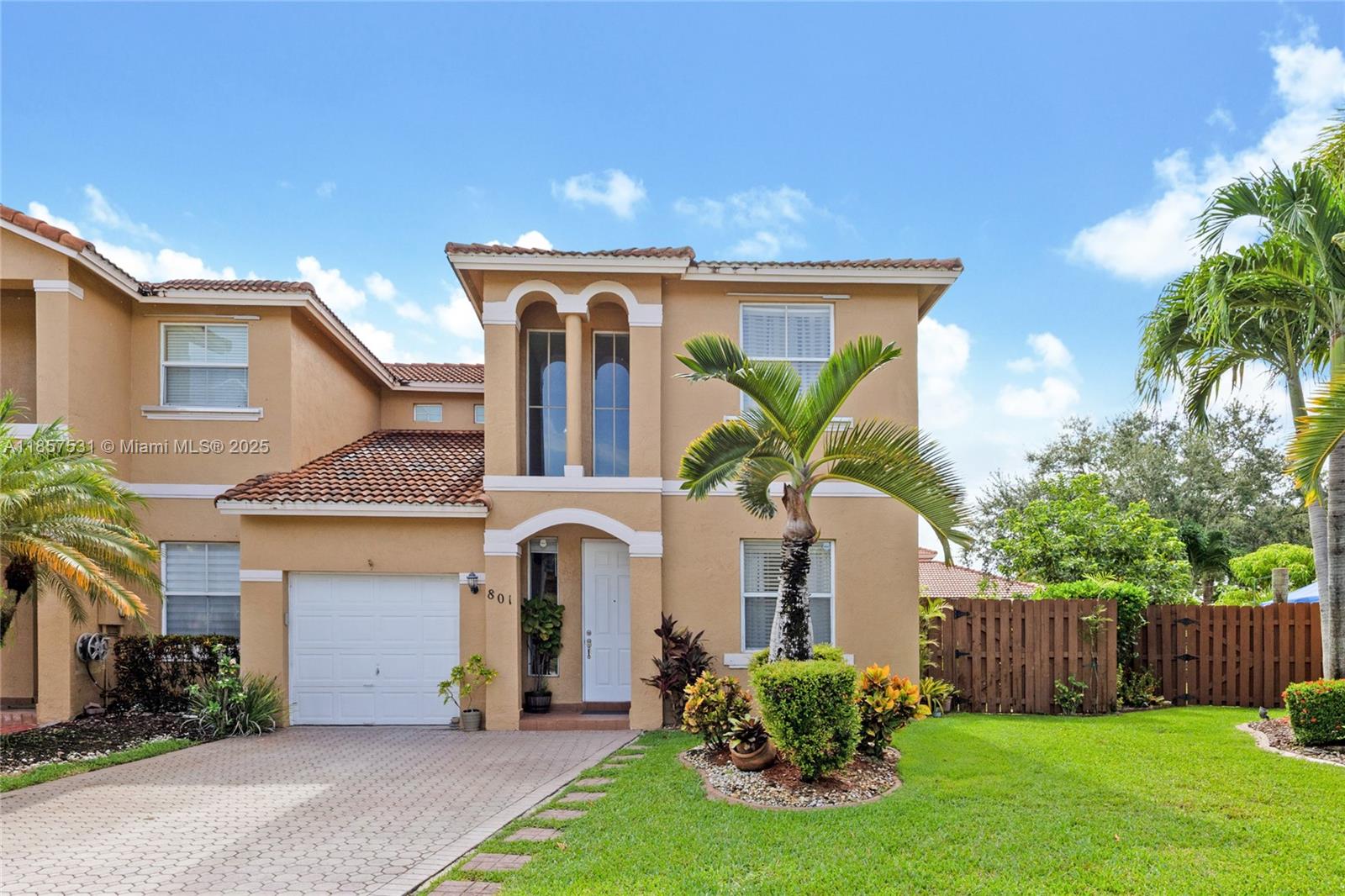 Beautiful 3/3 one car garage corner townhome in the desirable community of Pembroke Falls in Pembroke Pines. Home features a tastefully remodeled Open Eat-in Kitchen w/ Quartz countertops, Stainless Steel appliances, Spacious Master Suite w/ elegantly remodeled bathroom, Luxury Porcelain Tile Flooring throughout 1st level and quality vinyl on 2nd level, Spacious and Privately Fenced paved yard w/ green area ideal for a garden. Remodeled Master and Guest Bath’s. This home was remodeled for personal use and not a fix and flip. Low Monthly HOA covers cable tv, aquatic center, community landscaping/tree pruning, guarded security and much more! Conveniently located close to Shopping, Dining, Parks, Hospitals, Major highways and “A” Rated Schools.