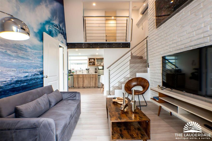 THE LAUDERDALE BOUTIQUE HOTEL | 17-Unit Turn-Key Investment | $6,000,000. Fully upgraded boutique hotel at SE 16th St, Fort Lauderdale — 17 designer units across three contiguous lots (21,450 SF) with RO zoning allowing 5-story development. FINANCIALS: Revenue $830K, $372K NOI (44.6% margin) third-party managed or $461K NOI (7.7% cap) owner-operated. Stabilized 80%+ occupancy, $159 ADR. $600K+ in capital improvements (2023) including smart locks, fiber Wi-Fi, 55" casting TVs. TECH-DRIVEN OPERATIONS: Fully automated — no front desk or full-time staff required. Guesty PMS, PricePoint dynamic pricing (+12% RevPAR), Conduit AI (90% inquiry resolution, support costs cut from $4K to $600/mo), SiteMinder distribution. Entire operation manageable remotely. ROOM MIX: 5 Queen Studios, 4 King Studios, 5 Junior Suites, 3 Two-Bedroom Suites — serving medical travelers, business guests, and leisure visitors. LOCATION: 2 min from Broward Health (716 beds), walking distance to $1.2B Convention Center expansion, <10 min to FLL Airport and Port Everglades (4.7M cruise passengers). Adjacent to $3B+ development corridor (Pier Sixty-Six, Bahia Mar). EXPANSION: Lot 505 is 70% undeveloped — pool/amenity deck, co-working conversion, or 8-12 unit vertical addition.Offered with all technology, furnishings, and systems in place. Ideal for portfolio operators, multifamily investors seeking hospitality yields, or local owner-operators.