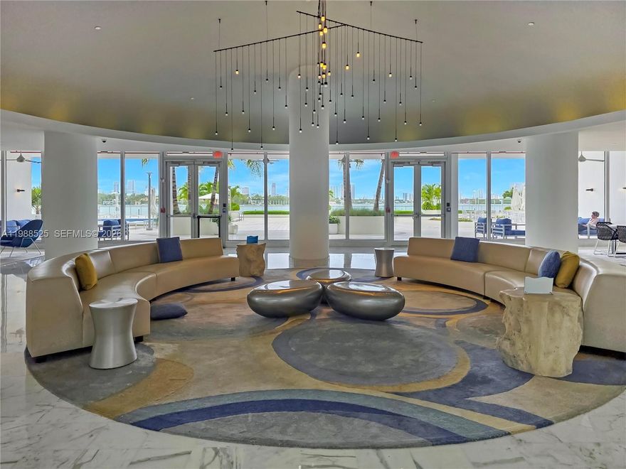 Complete modern renovation. Bay view 1 bed /1 bath with high-end finishes and appliances. Spacious floor plan with an open kitchen with extra storage. Tile flooring throughout, impact sliding glass doors and windows. Enjoy the most amazing views with blue water and sunshine by day, and incredible sunsets and skyline views at night. Amenities at the Mirador 1000 include a bayfront pool deck with hot tub and bbq area, state of the art 5000 sq ft fitness center, convenience store, 24-hour valet and front desk. Prime location that is walking distance to the ocean, shopping, dining, and every-day conveniences. Rentals and pets are allowed. This is a great place to call home.