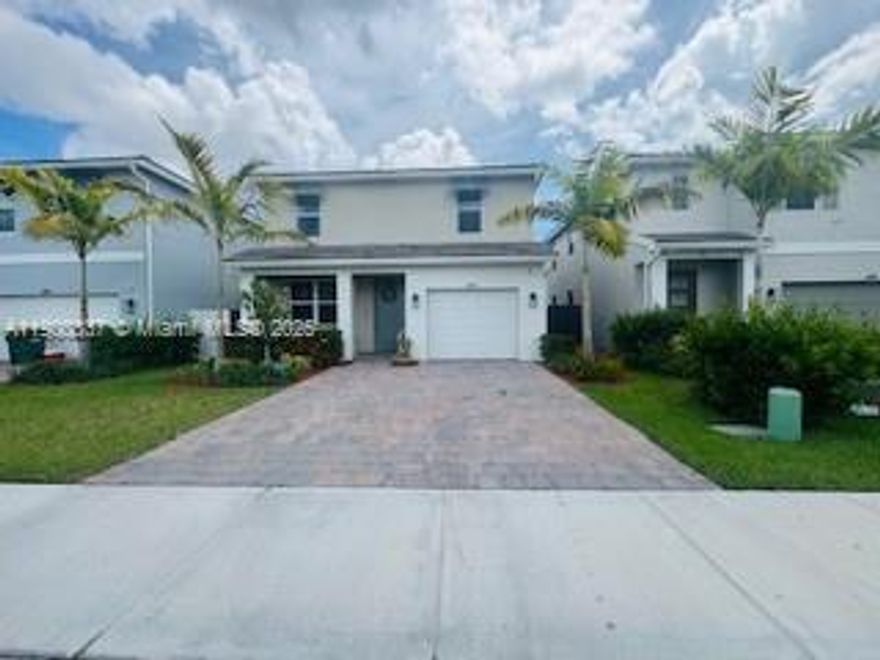 BRAND NEW HOME! Beautiful 4 bed, 3 bath home with an upstairs living area and a 1-car garage. One bedroom and full bathroom on the first floor. Community amenities include a pool and a cabana.
