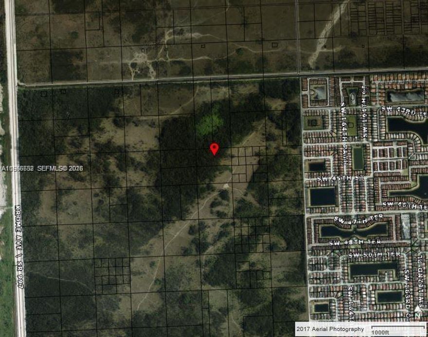 5 Acre parcel near SW 48 Street and 169 Avenue.  East of Krome Avenue.  There are adjacent lots also available for sale for a total of 25 adjacent acres.