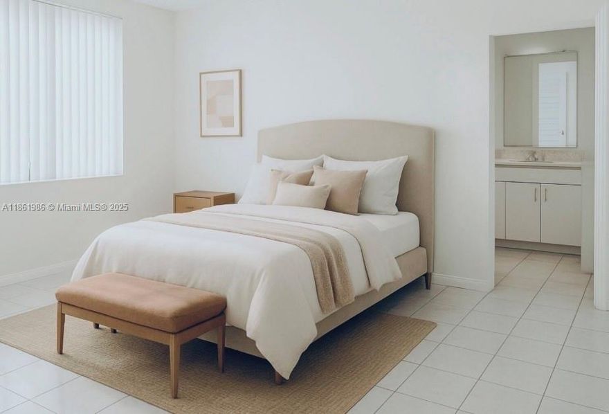 Discover this exceptional 2-bedroom, 2-bath corner condo offering an incredible amount of space and a smart Dual Primary Bedroom Floorplan! Located in highly desirable gated community of Gardens of Kendall South, this oversized unit features beautifully remodeled bathrooms, newer AC, spacious living area flooded with natural light, large serene balcony with private storage closet. Immaculately maintained and move-in ready, this home offers both comfort and value. Community packed with amenities- enjoy 2 sparkling pools, tennis courts, basketball, clubhouse, security, and more. Whether you’re looking for a primary residence or investment opportunity, this condo checks all boxes. Priced to sell: Schedule your showing today and come experience the space, value, and lifestyle this home offers.