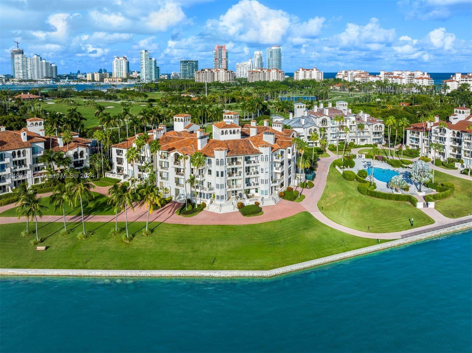 Discover unparalleled value on Fisher Island! This spacious 2BR+den (or 3rd BR option) 2.5BA, 1912 SF residence features a double door entry, 2 balconies, and security system. Imagine your morning coffee from your terrace overlooking stunning and breathtaking bay, ocean, and pool views. Come inside to a great layout featuring split plan bedrooms for privacy, a remodeled kitchen, wood/marble floors and a generous primary suite with spacious closets and a bathroom featuring dual vanities and soaking tub. Sale of property includes 2 garage + 1 golf cart parking space + oversized storage unit. Equity membership not required with this purchase. Pet friendly and you can rent the unit 1x a year no minimum amount of time. Sellers prefers showings during the week after 2:30 pm.