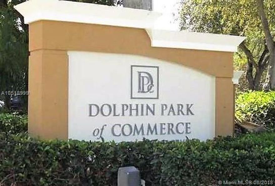 PRICE FOR THIS LEASE IS $1700 WITH TAXES INCLUDED.  OFFICE/WAREHOUSE SPACE LOCATED ACROSS FROM DOLPHIN MALL.  THIS 1300 SQ FT LOCATION HAS ENOUGH SPACE FOR 2 OFFICES.  PRIVATE BATHROOM. 2 ASSIGNED PARKING SPACES BY FRONT DOOR AND LOADING AREA.  ADDITIONAL PARKING FOR VISITORS IS AVAILABLE.  INCLUDES 6 WAREHOUSE RACKS AND 5 SECURITY CAMERAS INSIDE AND OUTSIDE.  WAREHOUSE IS IN EXCELLENT CONDITION, RECENTLY PAINTED. 24 HOUR SECURITY GUARD. EASY TO LEASE, EASY TO SHOW. ONLY FIRST AND SECURITY DEPOSIT REQUIRED.