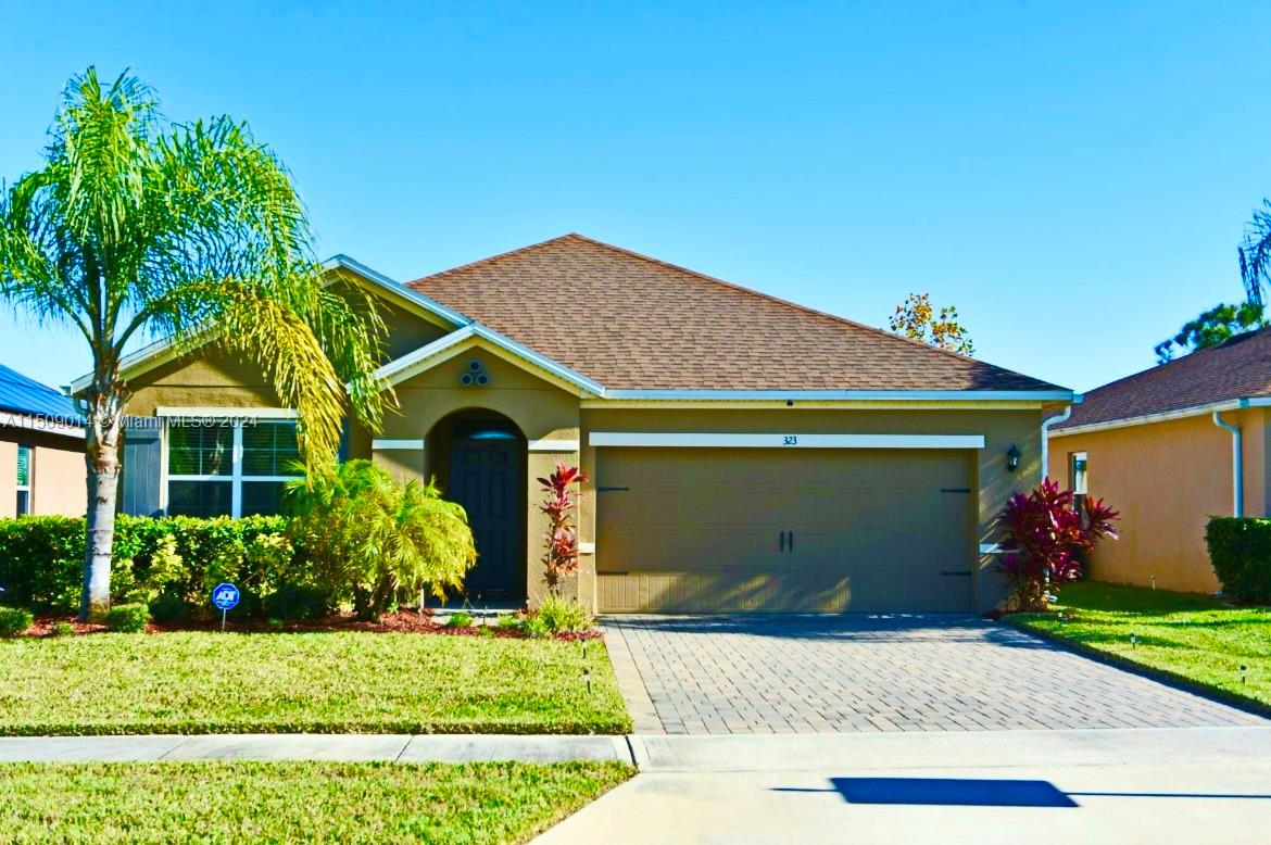 This stunning move-in ready home is located in Debary Florida in the Riviera Bella Community. This open-concept home has a split floorplan with 3 bedrooms and 2 bathrooms. The kitchen contains a grand center island, large pantry, stainless steel 5 burner natural gas range, granite countertops and a gas tankless hot water heater.  The Envera gated security system keeps you and your family safe. In addition, this house comes with smart home technology and a Skybell security doorbell.  The community amenities include aresort style pool, fitness center, recreation room (with pool table), movie room, splash pad, and private boat ramp to the St. John's River. You will appreciate the easy access to entertainment, restaurants, shopping, I-4, the sun rail and a short drive to famous Daytona Beach.
