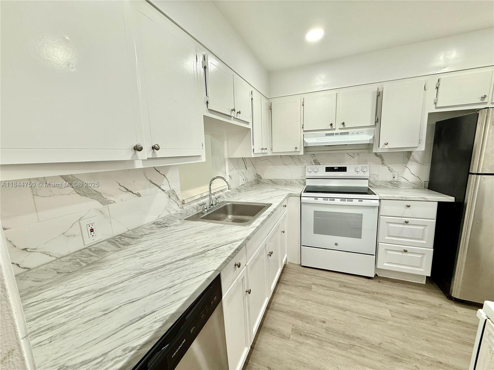 Excellent price for a 2 bedroom 2 bathroom move-in ready condo. New A/C!! New Stove, New dishwasher, & New kitchen countertops. Excellent condition. Good closet space. Very large living area. Open spacious balcony. All assessments are paid. Vacant and easy to show. Great location. Building offers amenities like a Tennis court, gym, and Pool. Centrally located near Barry University, I-95, major highways, shopping, and more. Cats allowed, dogs are not (per association).