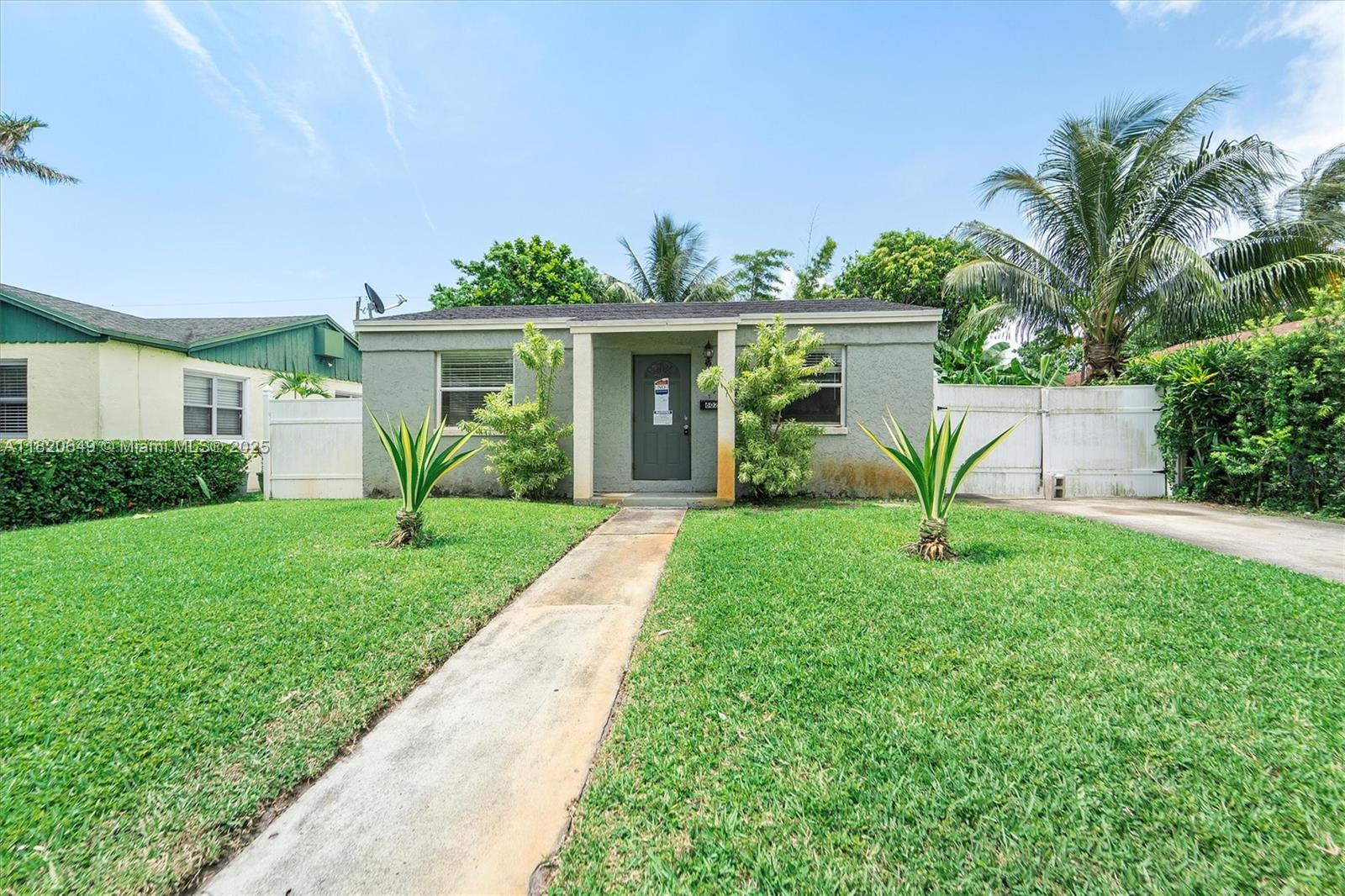 This cozy 750± SF 2 bed, 1 bath home offers a bright and updated interior with plenty of natural light. Step outside to a large covered back patio, along with a fully fenced yard and separate storage area. Situated in a desirable location near the beach and Palm Beach Airport, you’ll enjoy easy access to both coastal fun and travel. Property sold "As-is". Buyer and/or buyer's agent responsible for verifying all pertinent information deemed relevant by the prospective buyer, including but not limited to square footage, acreage, utilities, taxes, zoning, permitting, condition, school zones, HOAs, etc. Seller requires use of their contract, their title company, and a minimum of 5% earnest money.