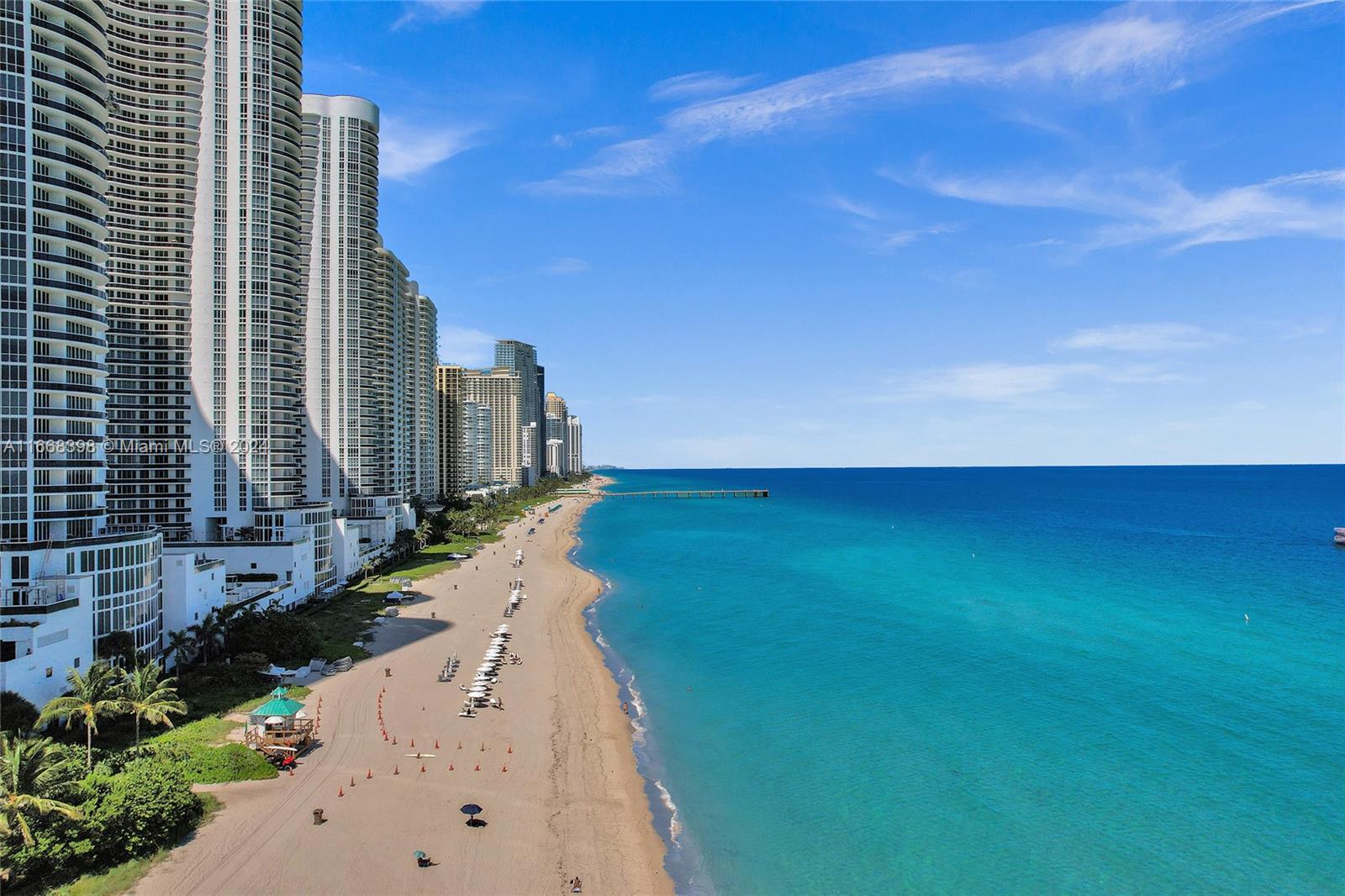 Luxury oceanfront condo on beautiful Sunny Isles Beach. Totally unobstructed views of the ocean and bay with sunrise and sunset views from this magnificent corner apartment. Spacious 3 bedrooms 3.5 baths. Impeccable condition & ready to move in. Private elevator, “Coquina” tile floors, custom designed closets, hurricane impact windows and top of the line appliances. Used only as a vacation home. Resort like amenities, gym overlooking the beach and an on-site restaurant. This is a great apartment. Walk to stores & restaurants. This building has 24-hour security & valet parking. Only minutes to Aventura, Bal Harbor, Miami Beach & Fort Lauderdale.