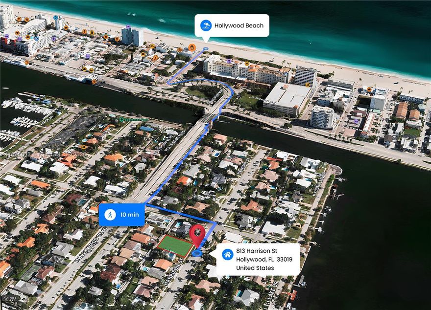 12,000 Sq Ft Lot at the desiderable neighborhood of Hollywood Lakes. Approved by Hollywood Historical Board for a new construction:
TOTAL A/C area = 5,676.73 SF  PARKING FLOOR (A.C.) = 1,533.67 SF FIRST FLOOR (A.C.) = 2,718.07 SF SECOND FLOOR (A.C.) = 1,396.07 SF TERRACE LEVEL (A.C.) = 28.92 SF Garage and Parking total units = 5. Up to 12 parking units. Net Lot Area -12.100 SQFT - 0.277 ACRES Pool - 9x32 FT 6 bedrooms, 6 bathroom,1 half bathroom Terrace Rooftop.
Pre-construction for sale New Construction in Desirable Hollywood Lakes! This stunning 6-bedroom, 7-bathroom home offers 5,677 sq. ft. of luxury living. Approved by the historical board, it blends modern elegance with timeless charm. The open-concept design features high ceilings, a gourmet kitchen, and top-tier finishes.