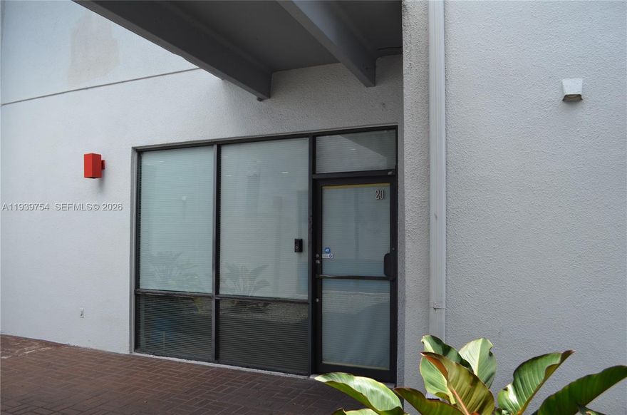 This ±2,226 Sq.Ft. warehouse/office space in prime Doral, beside the Miami International airport, offers a versatile
layout with modern upgrades. The warehouse area features 9’ and 21’ ceiling heights, an electric roll-up bay door
(10' x 12’). The office space is ±1,700 Sq.Ft. across two floors. The first floor includes a reception area, 2 offices,
a kitchenette and a bathroom, while the second floor features one office, an open workspace, and a full bathroom
(Office 1: 372sqft ; Office 2: 170sqft ; Office 3: 125sqft)This warehouse is strategically located in Doral Flex II
Condominium offers seamless access to major highways, including the Palmetto Expressway, the Dolphin
Expressway, and Florida’s Turnpike, providing excellent connectivity for logistics distribution, and light
manufacturing.