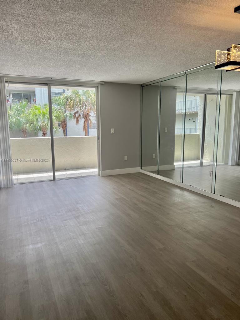 "Beautiful remodeled 2/2 apt. New kitchen cabinets with quartz countertops and Washer/dryer inside the unit. New luxury WOOD floors throughout . Crown molding. Walk-in closets in the Master bedroom. One assigned parking .
Excellent outside areas: pool, playground and BBQ area. Easy access to shopping Mall. Gated community with 24 hours security. conveniently located near the Palmetto Expwy and shopping centers. One parking space assigned with plenty of guest parking. VACANT EASY TO SHOW TXT LISTING AGENT .