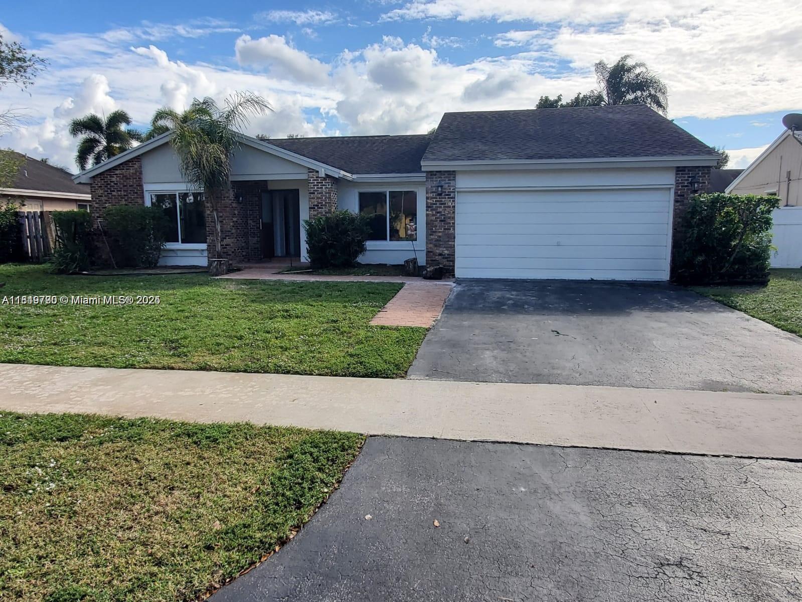Beautiful home in Flamingo Gardens! 3 bedrooms two bath upgraded, kitchen and bathrooms. impact windows, NO HOA! Elementary, Middle, and High school zoned for this property are A schools. Elementary school walking distance. Sports Complex on the corner to enjoy many sports/activities. This single family home in Cooper City with NO HOA is a must see! House is rented for$4400 with section 8.