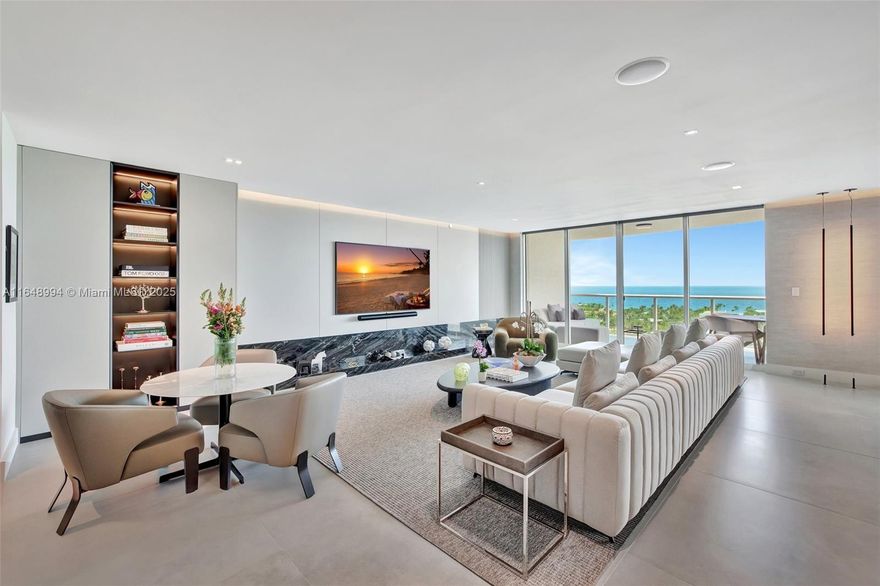 Wow! Enter this 2 Bedroom Residence via Private Elevator & See Best Direct Ocean, Intracoastal, Golf Course/ Lake Views. Sunrise And Sunset! Finest Finishes incl:  | Custom Italian Lighting | Bespoke Built Ins | Custom Bar + Wine Fridge | 48x48 Porcelain Floors | Custom Italian Doors | A Must See! Five Star Amenities: Pools, Gym, Media Rm, Library, Event Rm, Spa, Sauna, Nail Spa, Racquetball & Tennis Courts, Kid Rm, Teen Rm, Card Rm, & Private Hamptons Restaurant, Movie Theater,  Cafe & More!