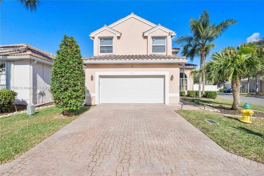 This stunning home is the largest model in the community boasting 5 bedrooms and 3 full bathrooms. Home has lots of upgrades including new water heater, new roof, new impact windows and doors, new tile, and new privacy fencing of the backyard. This home is ready to move into in one of the best gated communities in Margate. HOA includes only private gate entrance and lawncare and maintenance. Has two HOA's one is Quarterly to Juniper Glen for $235 quarterly and another master HOA for $80 dollars every 6 months.