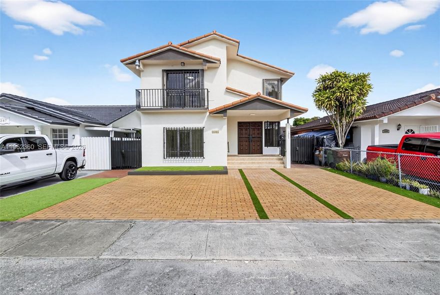 Beautiful, spacious, fully renovated home in the desirable west side of Hialeah. Prime location close to major businesses, shopping, and entertainment. Located in a duplex-zoned area, providing excellent investment or conversion potential. Very easy to show. Call listing agent.