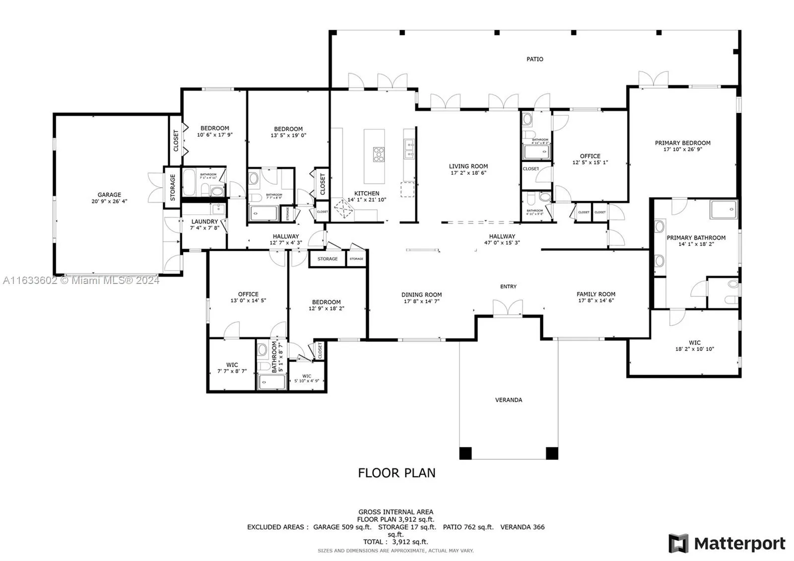 Coral Gables, Florida 33156, United States, 6 Bedrooms Bedrooms, ,6 BathroomsBathrooms,Residential,Active,49935