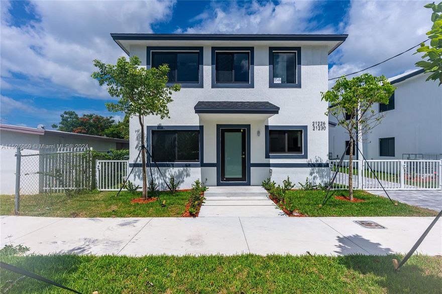 This New Construction Two-Story Twin Home, is located just minutes away from Midtown, Downtown, Brickell, and the Airport. From trendy eateries to entertainment hubs, there's so much to explore nearby. The spacious home offers 1,200 sqft with 3BR/3BA, showcasing 24x24 Porcelain tile flooring, modern wood kitchen cabinets, sleek stainless-steel appliances, and high impact windows and doors. Completion anticipated by the end of March '24. *Listing photos are from a recently completed model*    Please use the Purchase Agreement ATTACHED