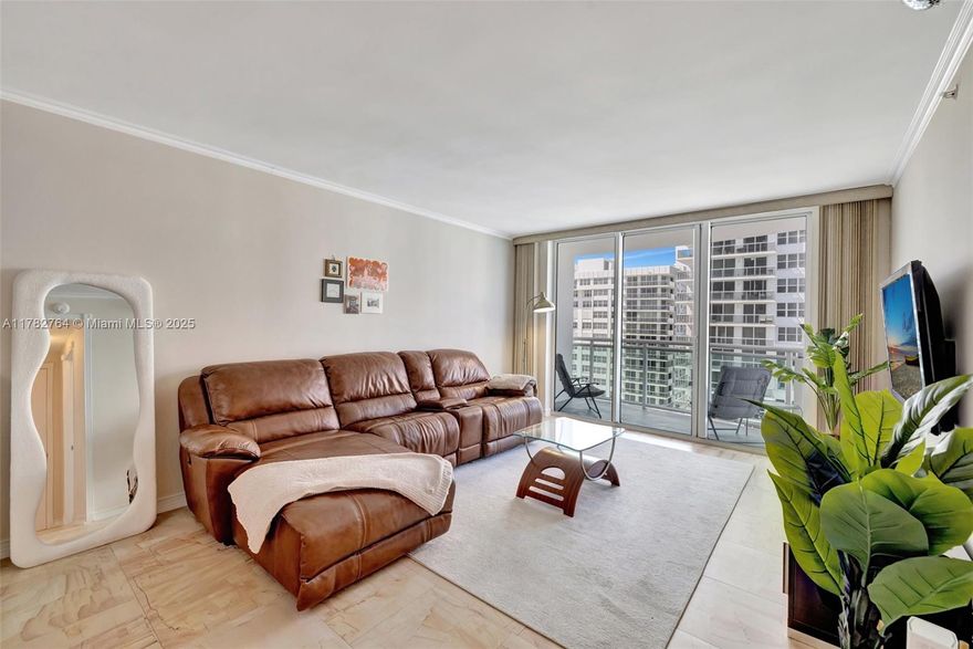 Priced to Sell: Rarely available high-floor condo boasting breathtaking ocean views in the prestigious Residences on Hollywood Beach. Sun-filled, modern, renovated home is sold turnkey, furnished, move-in-ready. Impact windows, ample closet space, large glass balcony—ideal for soaking in sunrise views or unwinding with the sound of the waves. The resort-style complex has been beautifully updated and offers every amenity imaginable: two heated pools (oceanfront & Intracoastal), two fitness centers, sauna, steam room, BBQ area, tiki hut, hot tub, and business center. Major updates completed, 50-Year Certification done and all assessments paid in full. Unbeatable location—right across from the new Publix, minutes to fine dining, shopping, nightlife, and both Miami & Fort Lauderdale airports.