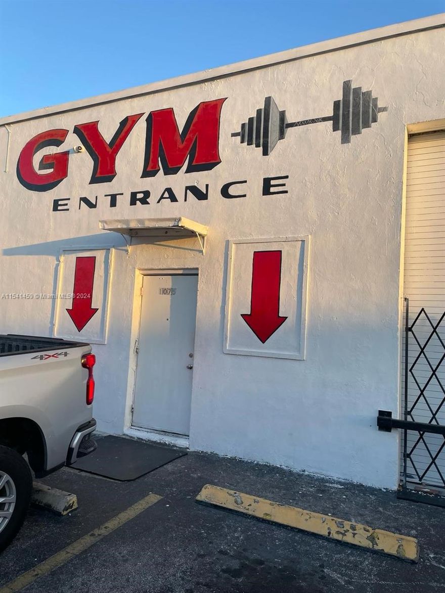 Awesome Gym established for 26 year. Great location in the East of Hialeah. More than 350 active members. No competency near by. Approx. 4000sqf. All machinery & equipment included. Just the business for Sale.