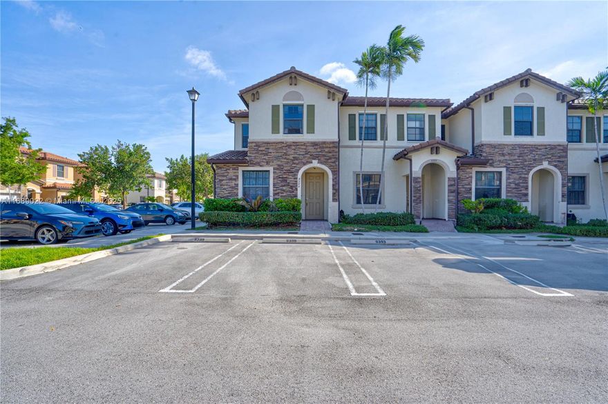 “Beautiful corner townhouse in Bonterra with 3 bedrooms, 2.5 baths. This elegant Home offers ceramic floors, and a stylish kitchen featuring GE stainless steel appliances and granite countertops. The private patio provides extra outdoor space and corner access. Bonterra offers an impressive clubhouse with a fully equipped gym, sparkling pool, conference and game rooms, party room, two playgrounds (one near the gym, one outside), plus basketball and soccer courts, and lush green areas that provide serene enjoyable environment. Convenient highway access ensures easy commutes and weekend getaways. Perfect for a comfortable, vibrant community lifestyle.”