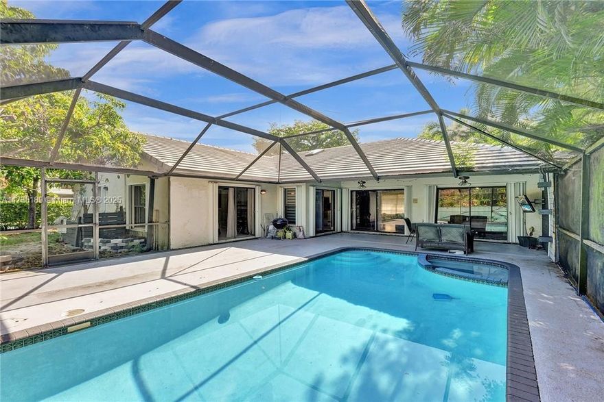 This Updated 4 Bed 2 Bath Pool Home is Conveniently Located in the (Low HOA) Winston Park Neighborhood close to the Turnpike, Sawgrass Expressway, A-Rated Schools and the Restaurants and Shopping at The Promenade. Features: Newer Roof (2017), Open-Concept, Newer Kitchen, New Bathrooms, Accordion Shutters, Tile Flooring, Patio Enclosure, Laundry Room, Avocado/Mango Trees and 2 Car Garage. The Home is Wired for a Generator to Power the Entire Home. As a Former Adult Living Facility the Home Features a $36,000 Sprinkler/Fire Alarm System. Pets and Investors are Welcome!