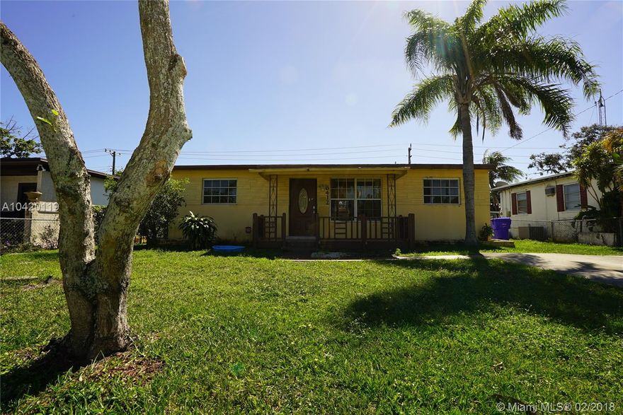 Wonderful 3 bedroom, 2 bathroom house in Hollywood! Open, airy living area, charming design, nice layout, large fenced backyard with room for pool, and other features you will be sure to love. Lovely residential area, minutes away from the Florida Turnpike and other major roads and highways. Make this house your own! Schedule your showing today!