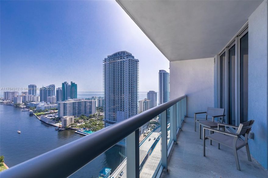 2BR condo is located in a luxury, newly-constructed complex in Hallandale Beach, just a few minutes' walk from the beach. The unit showcases Italian furnishings and boasts floor-to-ceiling windows that provide an abundance of natural light. It features a fully equipped kitchen, a spacious living room, a master bedroom with a king-size bed, and a guest bedroom with two full-size beds.. The oversized balcony offers breathtaking views of the Intracoastal Waterway and the Atlantic Ocean.
Also be rented separately as a 1BR and studio, making it a perfect investment opportunity.
The complex offers top-tier amenities, including a rooftop pool and a heated ground-floor pool. Guests can also enjoy complimentary hotel shuttles to the beach, nearby shopping, and restaurants. valet parking