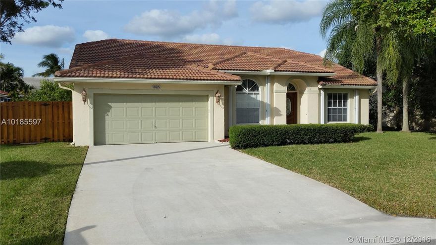 This 3/2 pool home in gated community is TURN-KEY ready! Brand new carpeting, blinds, and fresh paint! All remodeled Elfa system. Roof approx 5 yrs old. A/C system 3 yrs old. Hurricane shutters. Screened pool with retractable awning  . Alarm system. Appliances included: Large French-style refrigerator, Dishwasher, Ceramic top stove, Front-Loading Washer/Dryer with Risers. Cabinets in Garage. Large Walk-In Master closet. Master bath has dual-sinks, large shower and Roman Tub