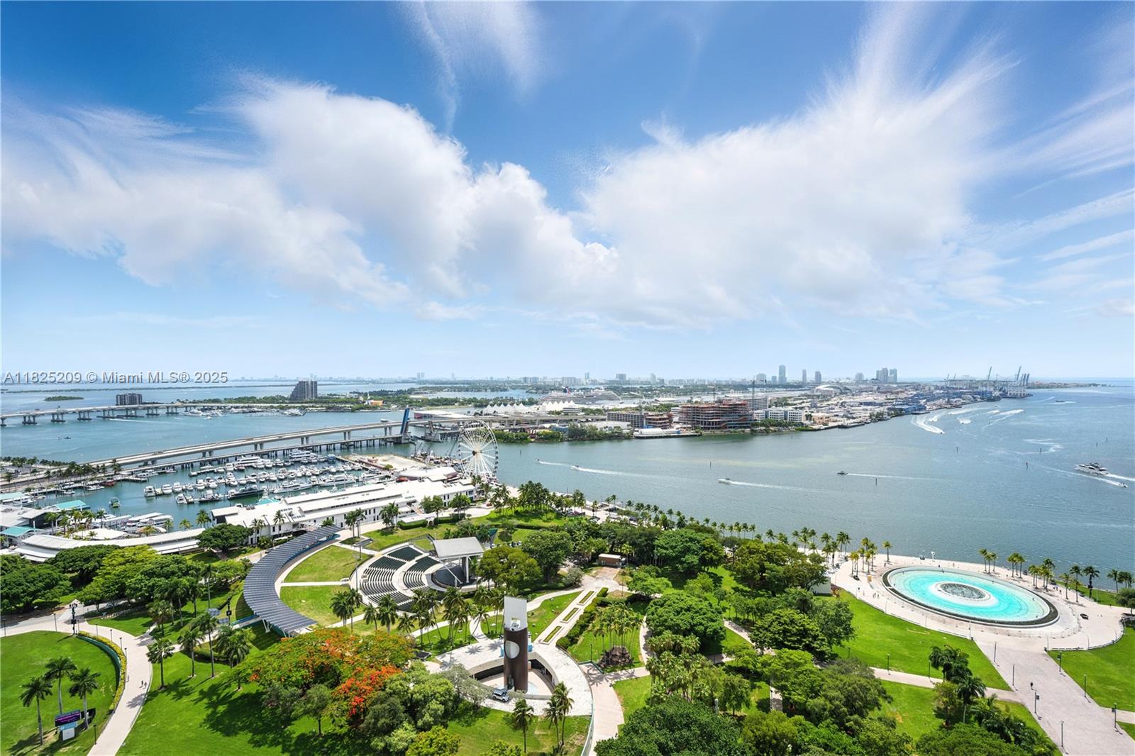 Live in luxury at 50 Biscayne in this bright, spacious 3BR/2BA corner unit. This high-floor home is freshly painted and features an open layout with hidden doors, California closets, a built-in breakfast area, a flexible office/3rd bed, and a large wraparound balcony with upgraded marble floors and stunning Bay, Miami Beach, and sunrise views. Modern kitchen with white cabinets, granite counters, and stainless appliances. Upgrades: electric blinds, renovated baths and New washer dryer. Resort amenities: pool, cabanas, gym, spa, business center, 24/7 security. Steps to Bayfront Park, Kaseya Center, Brickell City Centre, Whole Foods, Metromover, and top dining and entertainment. Pet-friendly building with valet and assigned parking. Live in the heart of Downtown Miami!