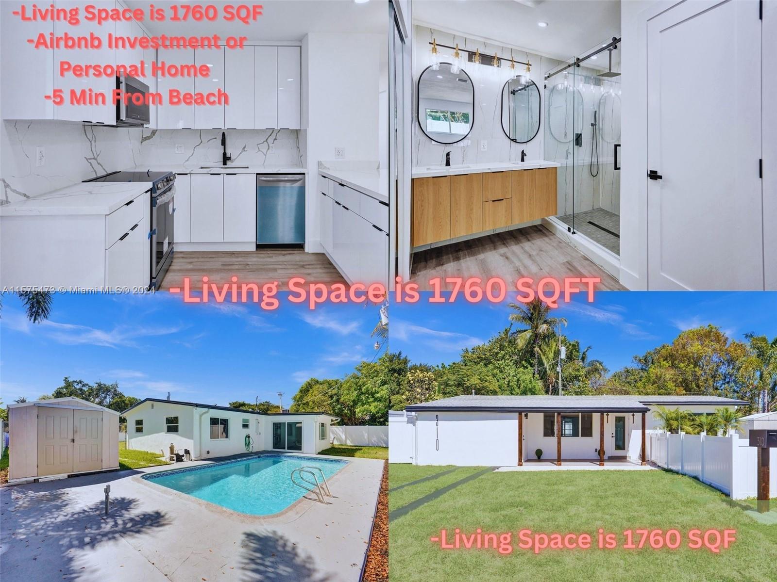 310 Ne 12th Ave, Pompano Beach, Broward County, Florida - 4 Bedrooms  
2 Bathrooms - 