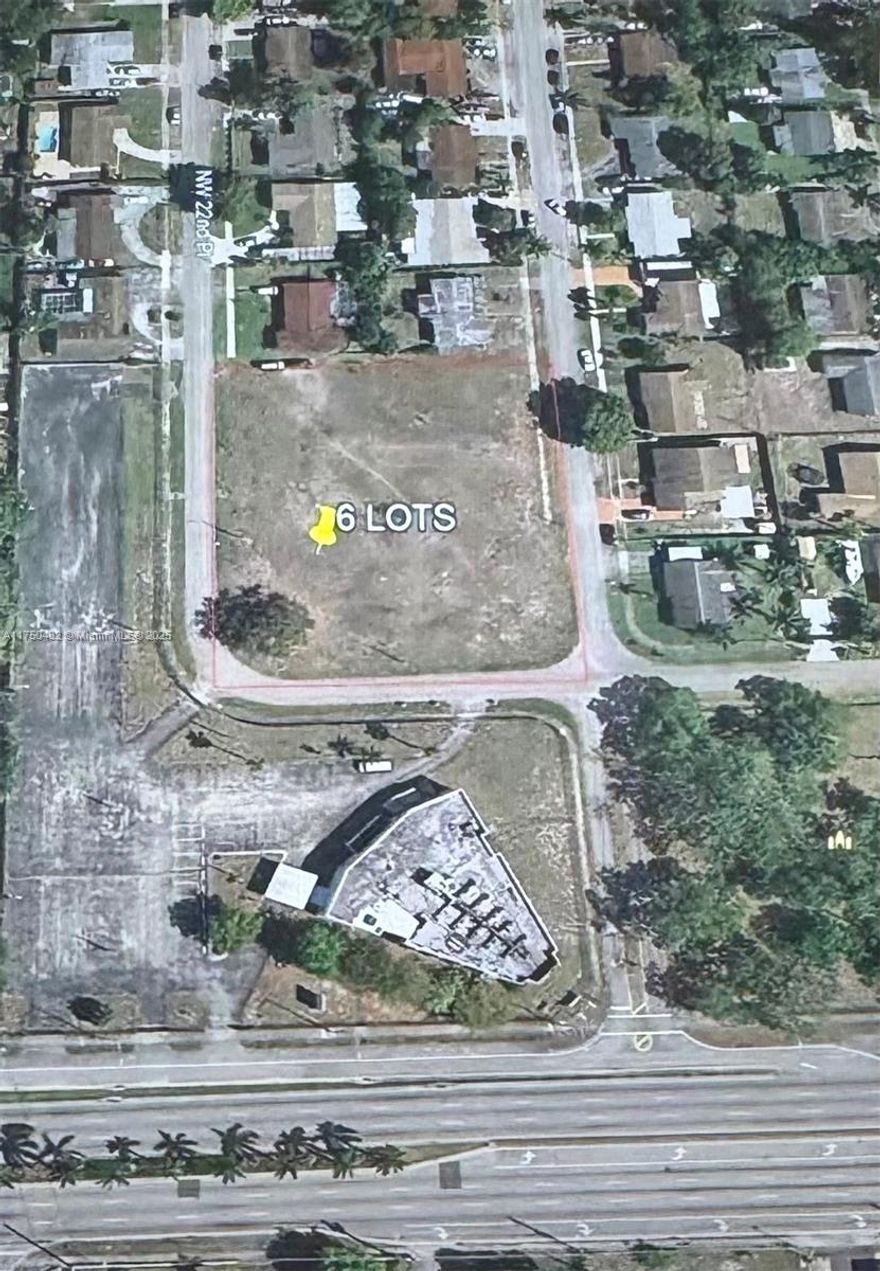 An incredible opportunity to own a little over an acre in the Zagor Subdivision of Miami Gardens. This 6 Vacant Lots is just blocks from Hard Rock Stadium, and the Stadium Hotel at Calder Casino. Zoned R-1 Residential Single Family/ Multi-family, this prime location is perfect for builders looking to invest and develop.