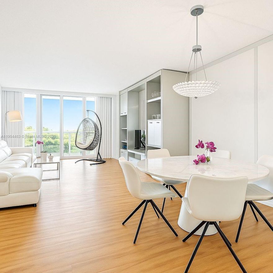 Wake up every morning to breathtaking views of the bay and pool from your spacious balcony — and end your day watching the most magical sunsets in Sunny Isles.
This elegant 2-bedroom, 2-bath residence offers the perfect blend of comfort and resort-style living: a fully equipped gym, sparkling pool, tennis court, sauna, on-site restaurant, and even a supermarket within the complex.
Enjoy the convenience of being right across from the beach, with all the luxury and tranquility you deserve.
Whether for a short escape or long-term living, this home promises the Sunny Isles lifestyle at its best — warm light, ocean breeze, and pure peace.