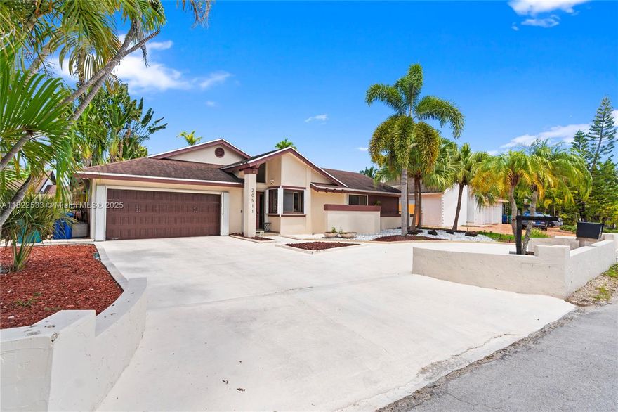 This is definitely a "Can't miss this opportunity to own" home. Recently appraised and priced right! Great location in quiet neighborhood within close distance of major hwys, hospitals, Aventura mall, shopping, dining, and 15-20 mins from Sunny isles beach and 20-25 mins from Hollywood beach. Property boasts of a large patio area with a pool perfect for entertaining and enjoyment through the year. AC unit was replaced in 2021, 2 split AC units installed in rooms in 2025 to have a more energy efficiency capacity, large driveway with room for multiple cars and garage.
