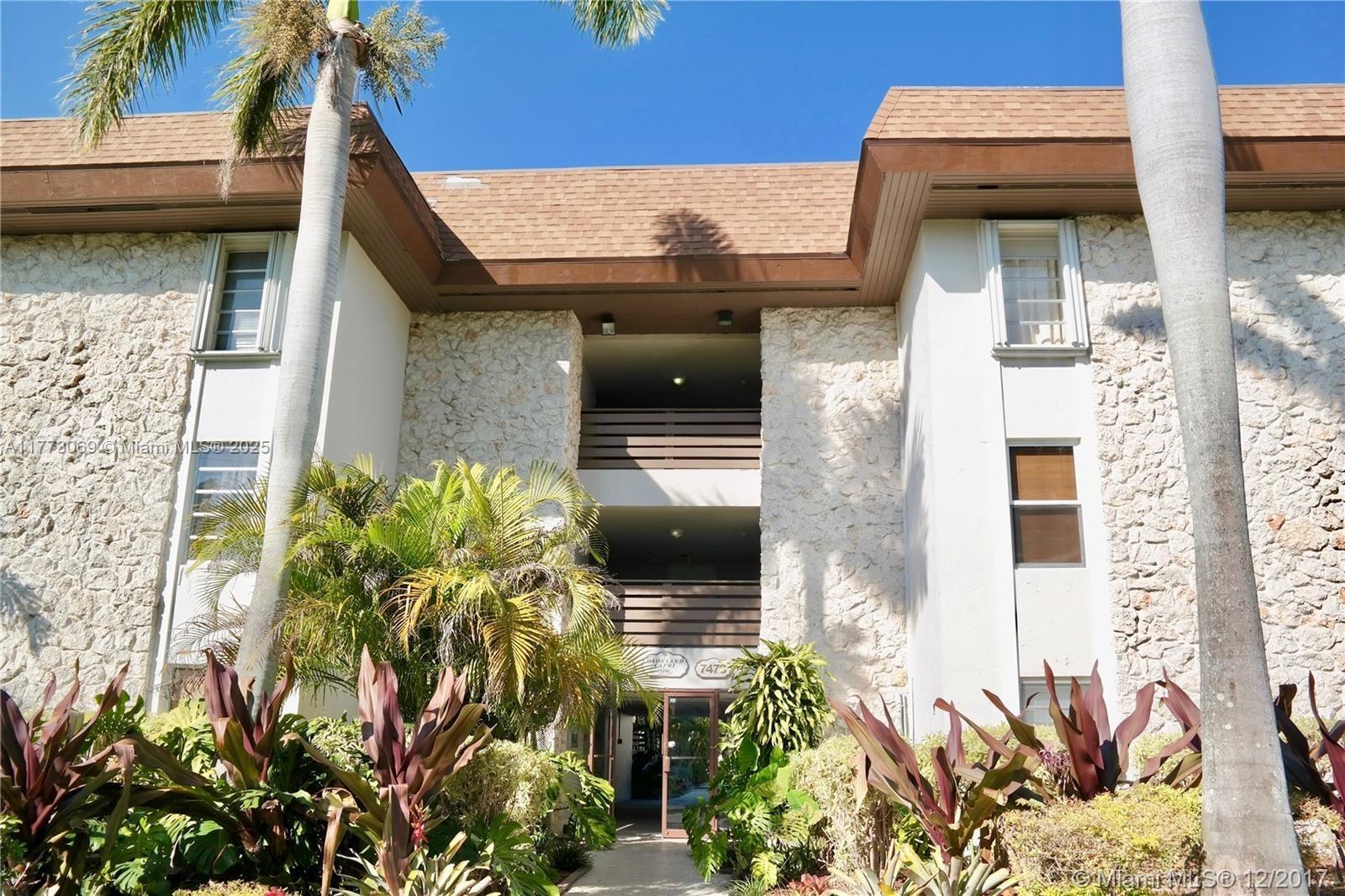 Rental Property at 7473 Sw 82nd St D105, Miami, Broward County, Florida - Bedrooms: 1 
Bathrooms: 1  - $1,900 MO.